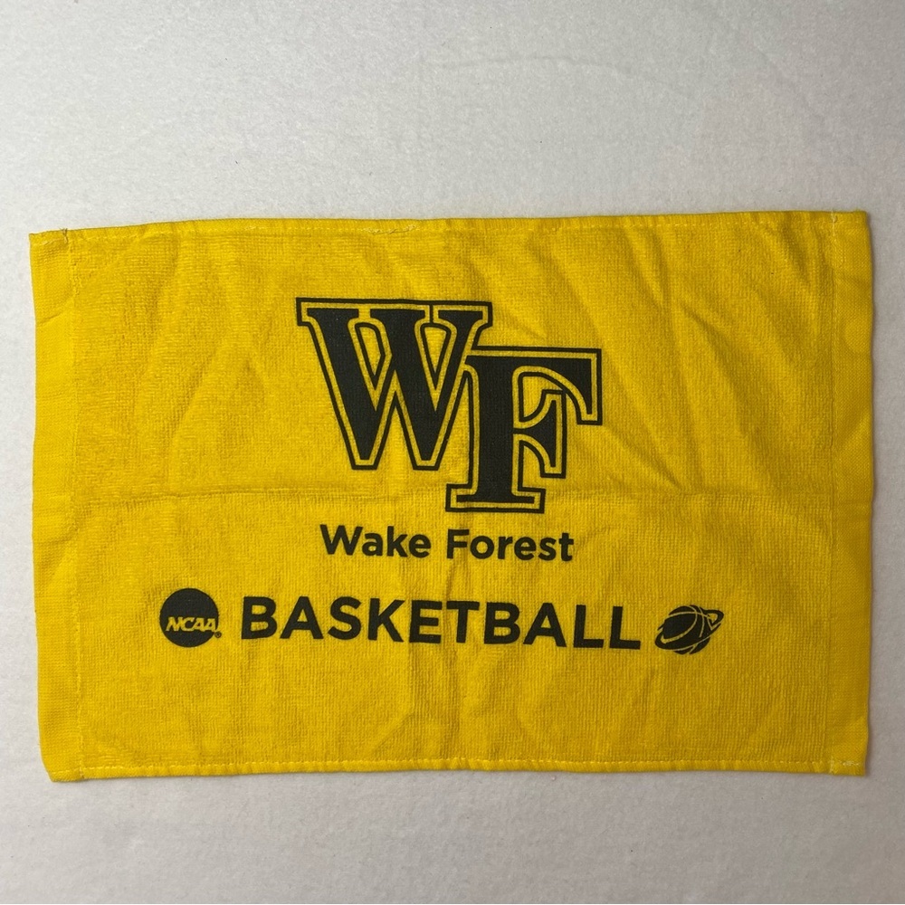 Wake Forest University Rally Towel NCAA Basketball‎ SGA Yellow Demon Deacon WF